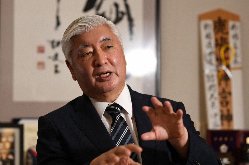中谷元氏=内藤絵美撮影