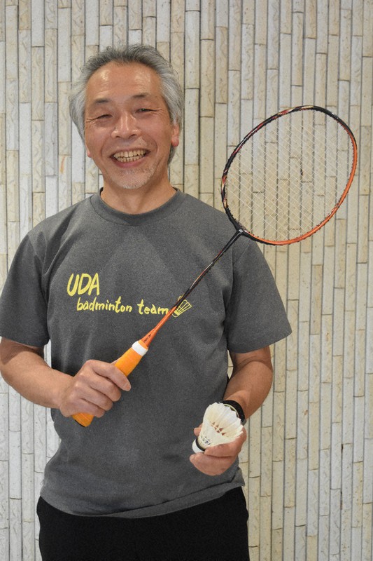 練習再開を楽しみにする上田義夫選手=宇陀市で、廣瀬晃子撮影