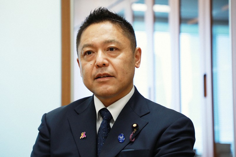 横沢高徳氏=岡本同世撮影