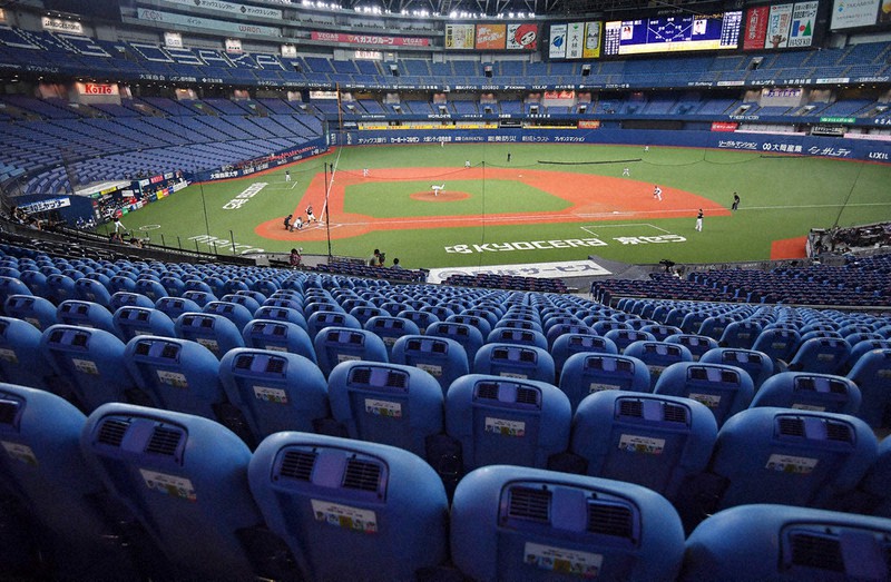 今季のプロ野球は当面無観客で行われるため、ファンの楽しみ方も様変わりしそうだ=猪飼健史撮影