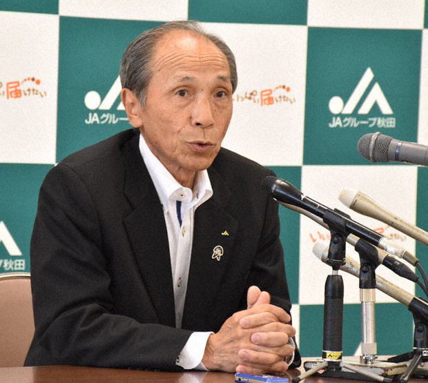 ３０日に任期満了 船木会長が会見 ｊａ秋田中央会 秋田 毎日新聞
