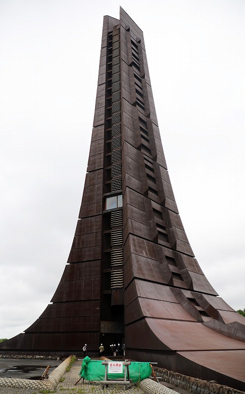 北海道」ネーミングのシンボル、外壁に半世紀の重み 百年記念塔の内部