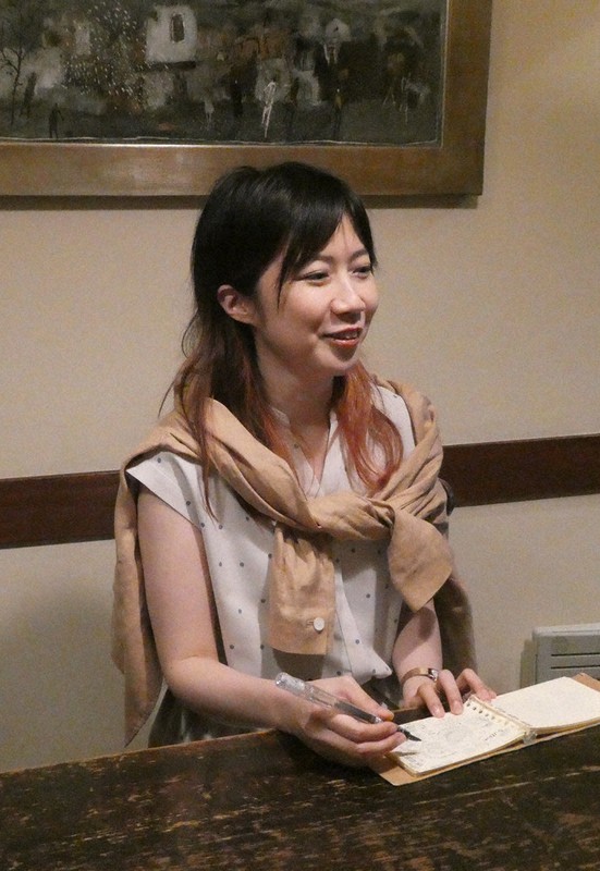『喫茶チェーン観察帖』著者の飯塚めりさん=東京都渋谷区で2020年6月9日、屋代尚則撮影