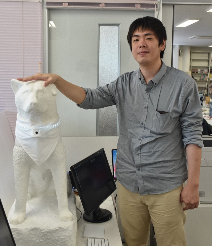 軟らかハチ公ロボット 福祉分野での活躍期待 山形大が開発 毎日新聞