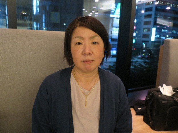 山岸薫さん=東京都内で、木許はるみ撮影