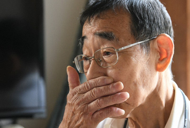 「勝って、他の被害者が声を上げるきっかけにしたい」と語る北三郎さん=東京都内で2020年6月9日、内藤絵美撮影