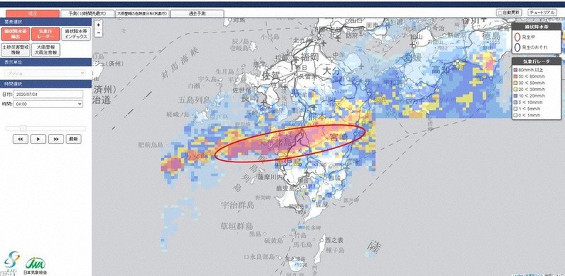 焦点 熊本豪雨 線状降水帯 厄介 台風 梅雨より小規模 短い持続時間 毎日新聞