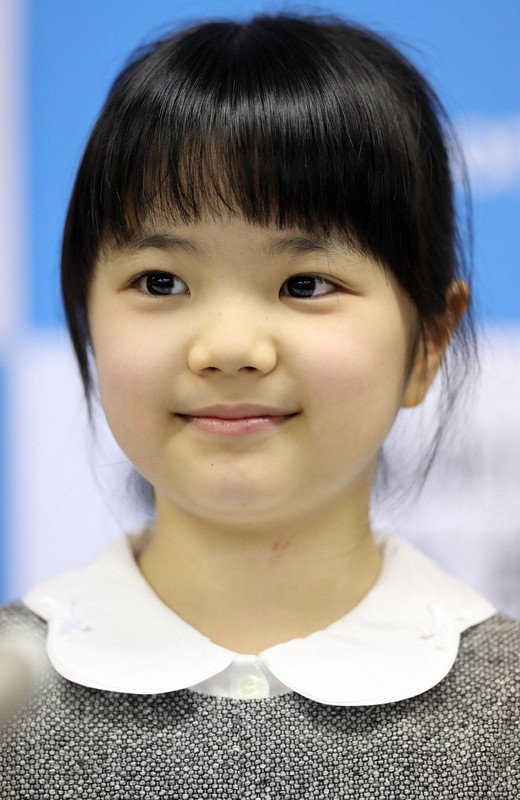 仲邑菫初段=東京都千代田区で2019年1月5日午後2時13分、小川昌宏撮影