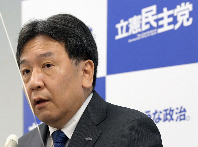 国民民主党との合流について記者会見する立憲民主党の枝野幸男代表=衆院第2議員会館で2020年7月16日午前10時10分、竹内幹撮影