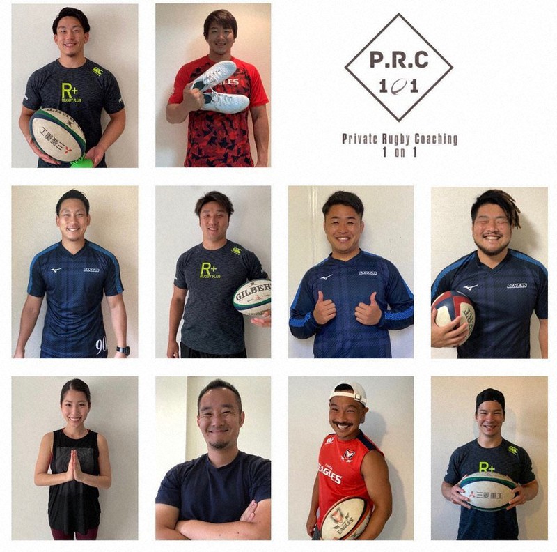 デュアルキャリアを目指し、競技と並行しながら活動を始めたラグビー選手たち=竹田祐将選手提供
