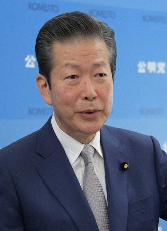 公明党の山口那津男代表=川田雅浩撮影