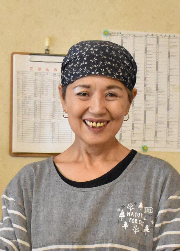 「下宿いちい館」経営の渡辺米子さん=2020年7月9日、菊地美彩撮影