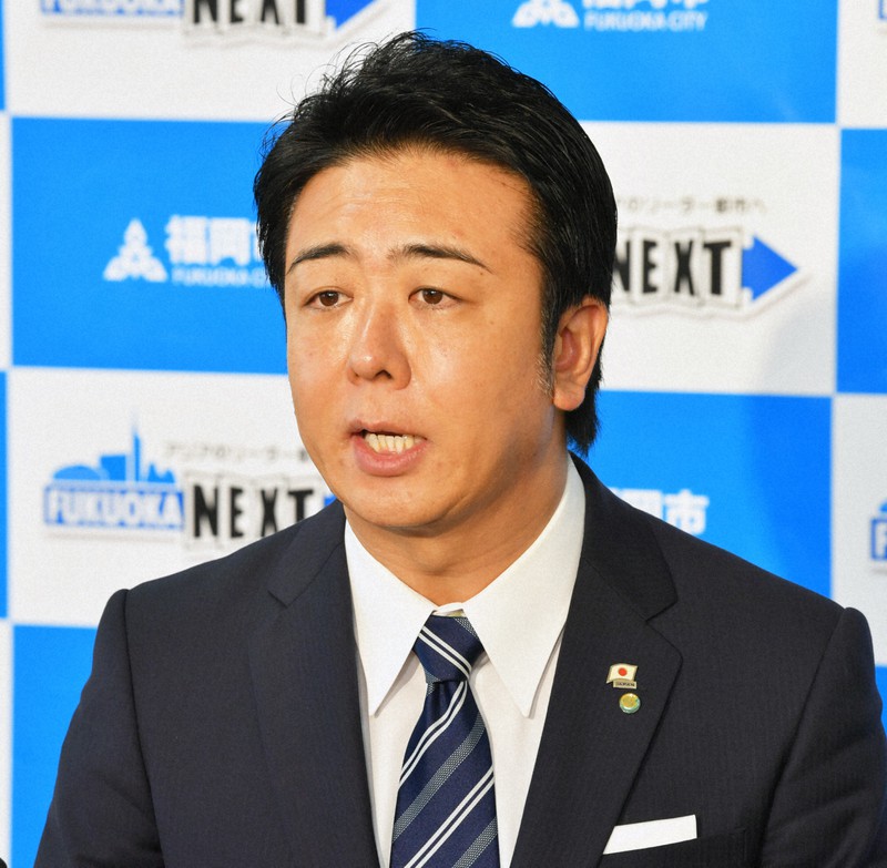 福岡市の高島市長=森園道子撮影