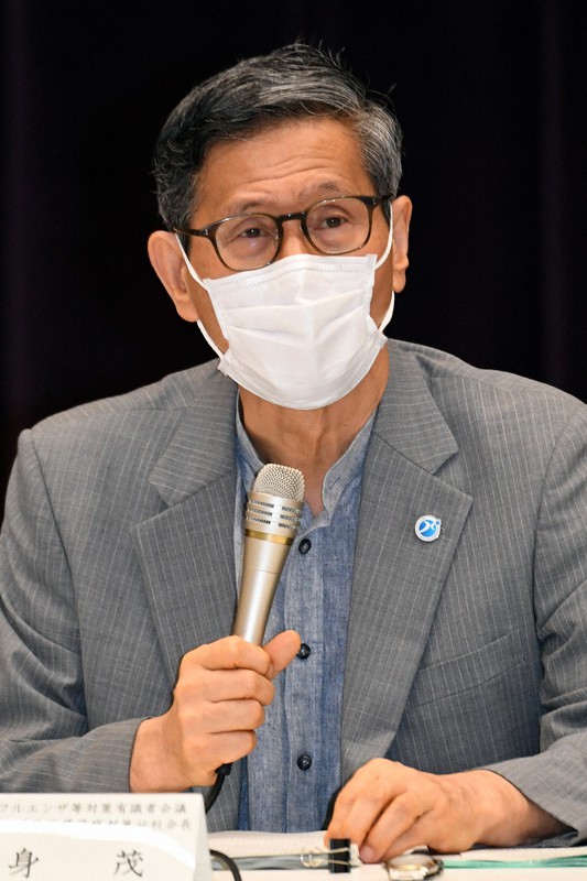 新型コロナウイルス感染症対策分科会の尾身茂会長=東京都千代田区で2020年7月6日、北山夏帆撮影