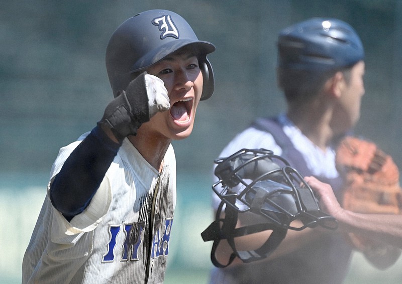 本塁陥れた「普通の高校生」磐城・市毛 チーム25年ぶりの甲子園で躍動