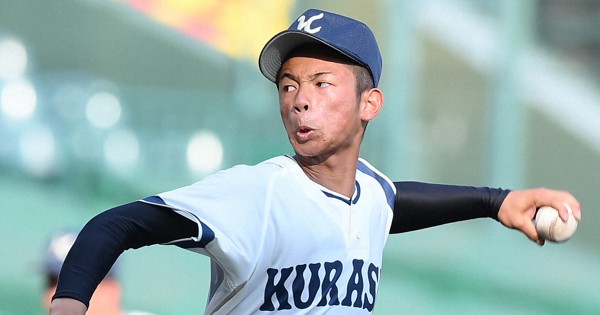 仙一」打線しっかり援護 倉敷商・永野が緊張吹っ飛ばす7K 交流