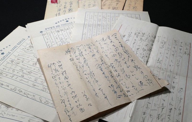 伊藤清六がマニラから郷里の長兄清一に宛てた手紙=2020年8月14日午後3時42分、長谷川直亮撮影