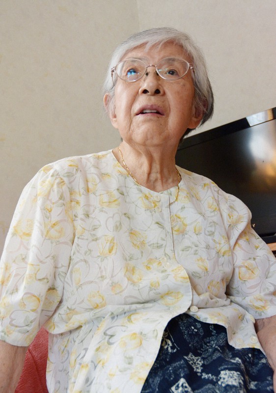 龍智江子さん=福岡県大川市で2014年7月22日、小畑英介撮影