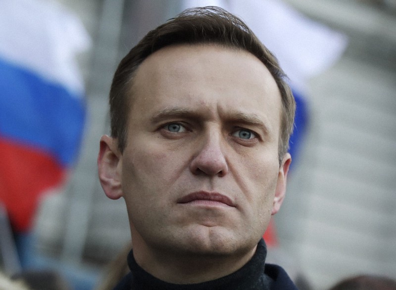 ロシアの反体制派指導者、アレクセイ・ナワリヌイ氏=AP