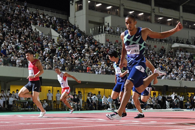 男子100メートル・ケンブリッジ飛鳥が自己ベスト10秒03で優勝