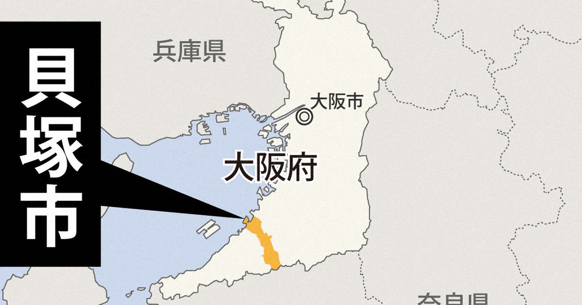 貝塚署に車で突っ込んだ疑いで61歳逮捕 対応に不満 大阪府警 毎日新聞