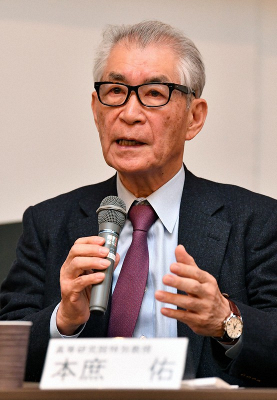 本庶佑・京都大特別教授=京都市左京区で2019年4月10日午後4時32分、川平愛撮影