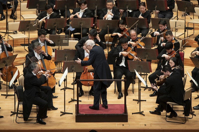 ブロムシュテットとN響=2019年11月の定期公演より (C)NHK Symphony Orchestra,Tokyo