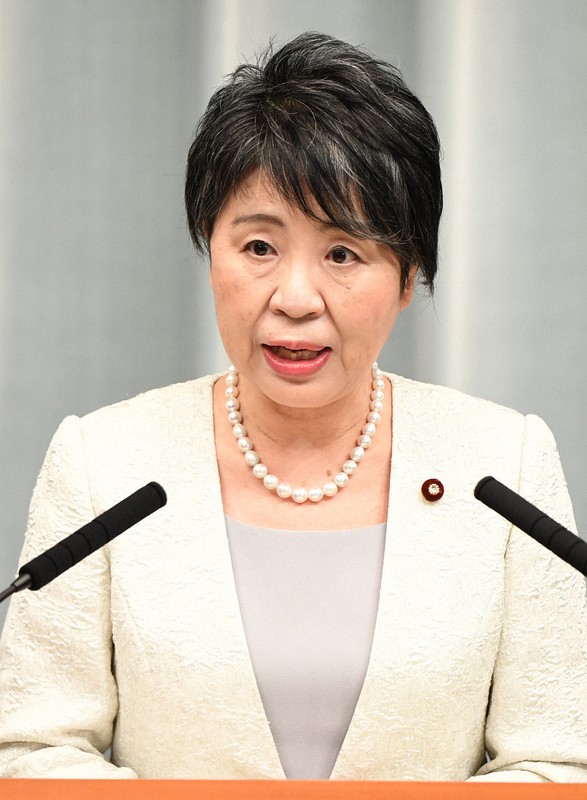 上川陽子法務相=滝川大貴撮影