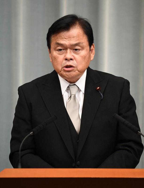 赤羽一嘉国土交通相=滝川大貴撮影