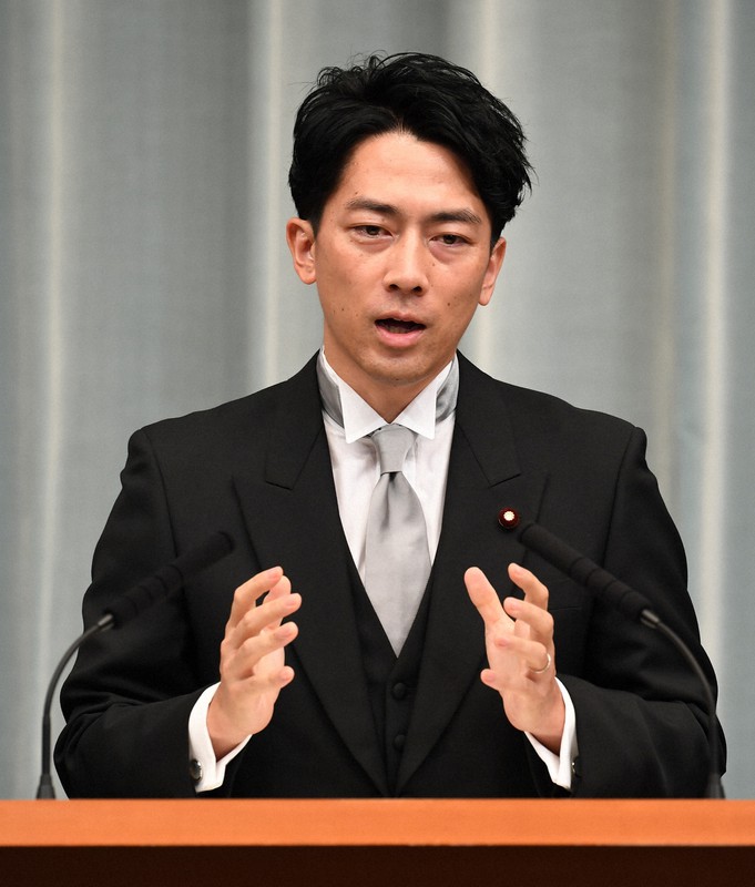 小泉進次郎環境相=滝川大貴撮影