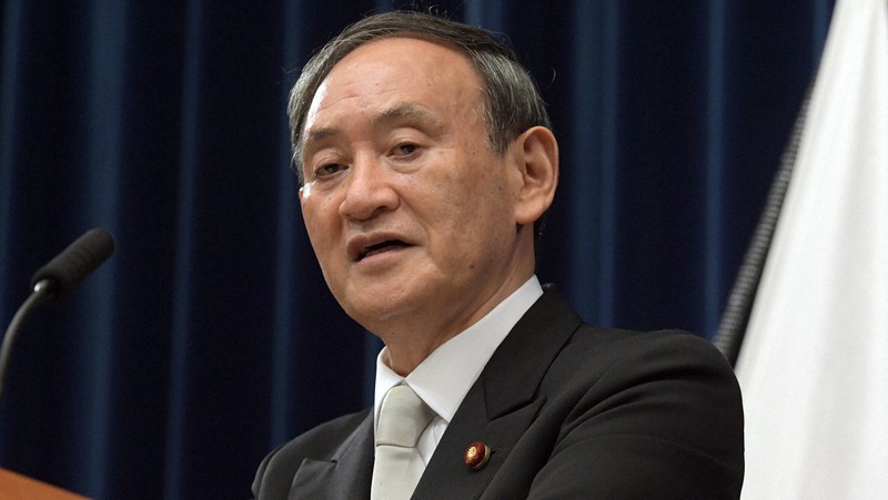 記者会見で「国民のために働く」と語った菅義偉首相=首相官邸で2020年9月16日、竹内幹撮影