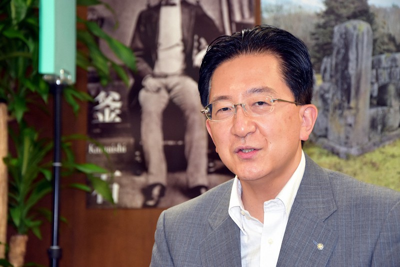達増拓也氏=野原大輔撮影