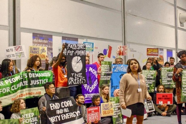 COP24における気候危機デモの様子=筆者撮影