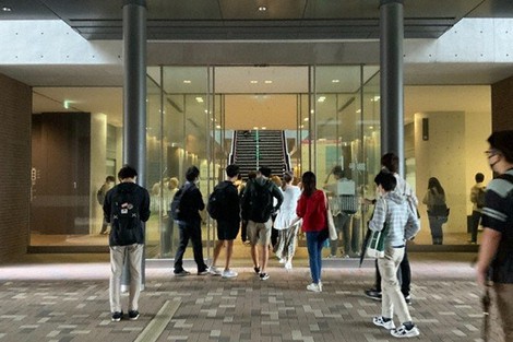 後学期授業が始まった学内の様子