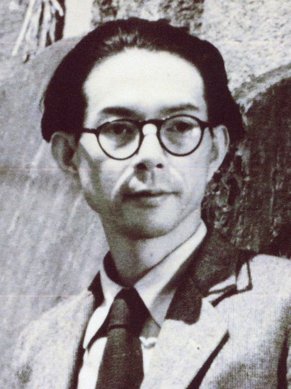 国立広島原爆死没者追悼平和祈念館に登録された原民喜の遺影=同館提供