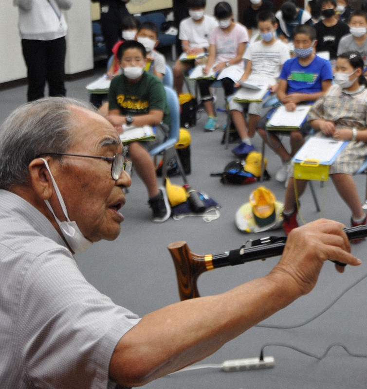 伊木弟一郎さん=大山町の大山公民館で2020年9月8日午前10時9分、柴崎達矢撮影