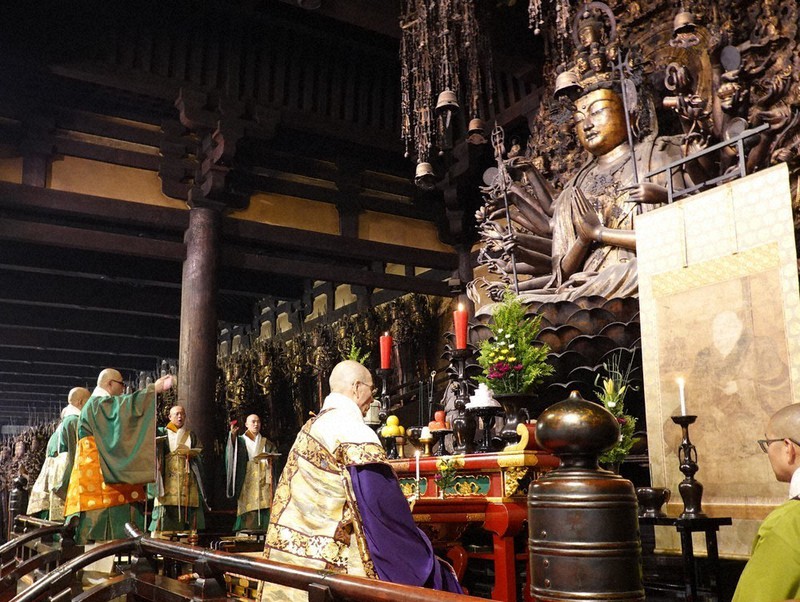 ８００年ぶりの古式法要 後白河上皇ゆかり 三十三間堂 京都 毎日新聞