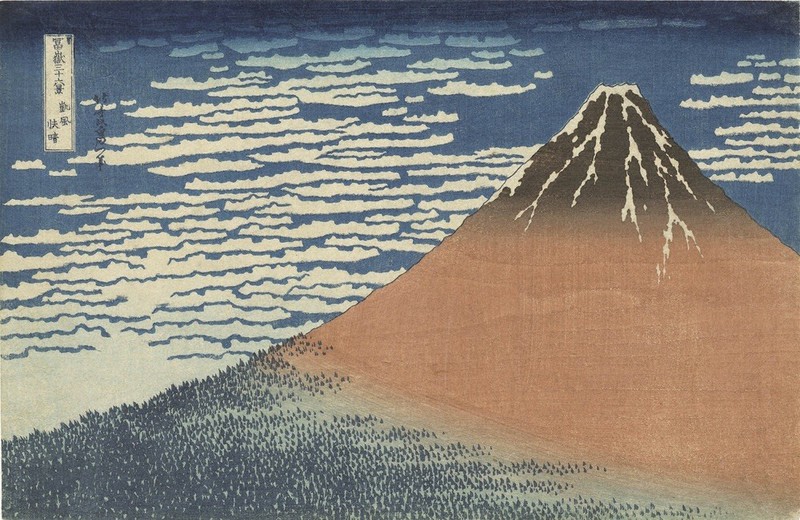 冨嶽三十六景 凱風快晴