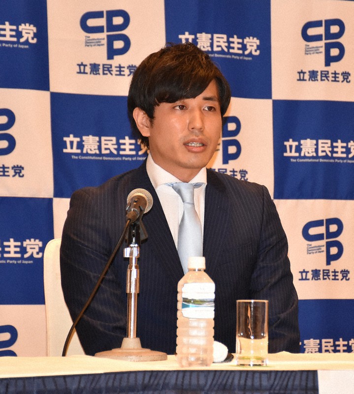 次期衆院選で岐阜1区から出馬する予定の川本慧佑氏=岐阜市内で
