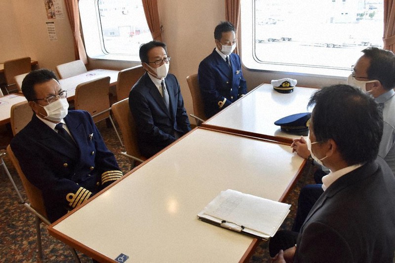 少女保護に貢献 大分東署感謝状 フェリーさんふらわあに 大分 毎日新聞