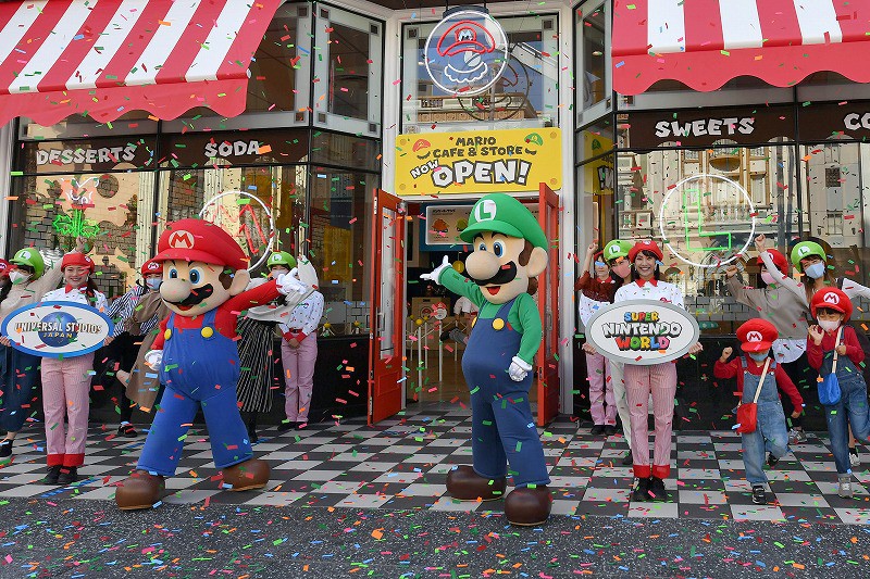 Usjがマリオ カフェ ストアを公開 16日開店 ゲームの世界観を再現 写真特集5 12 毎日新聞