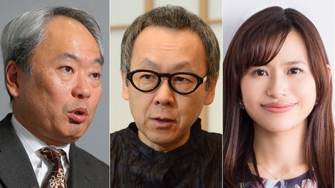 (左から)冨山和彦・経営共創基盤グループ会長、星野佳路・星野リゾート代表、石角友愛・パロアルトインサイトCEO