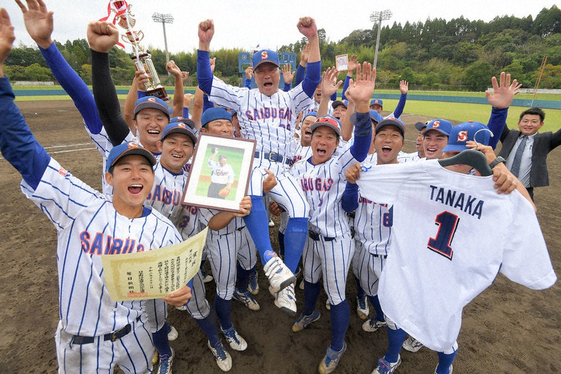 第９１回都市対抗野球 九州地区予選 西部ガス 歓喜に沸く 第２代表に名乗り 福岡 毎日新聞