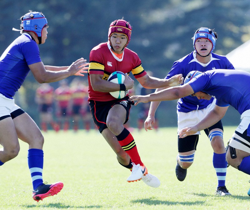 高校ラグビー 北海道ブロック決勝 函館ラサール59 12遠軽 写真特集2 8 毎日新聞