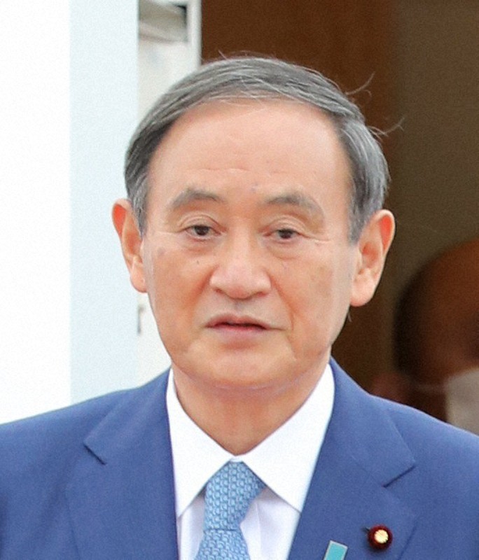 菅義偉首相=喜屋武真之介撮影