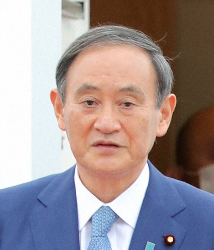 菅義偉首相＝喜屋武真之介撮影