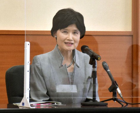 高松高裁の長官に着任した高部氏=高松市丸の内1で、喜田奈那撮影