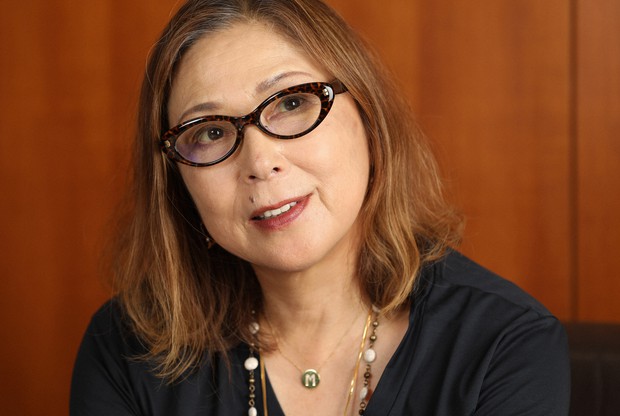 「日没」を書いた桐野夏生さん=東京都千代田区で2020年9月10日、小川昌宏撮影
