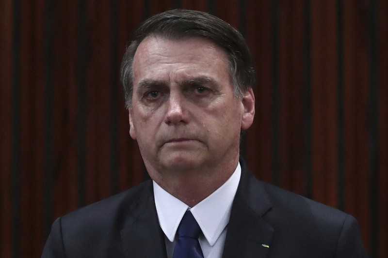 ブラジルのボルソナロ大統領=AP