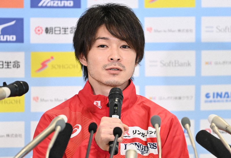 内村航平=高崎アリーナで2020年9月21日、宮間俊樹撮影